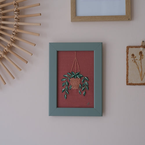 Scaffolding Plant Wall Hanging